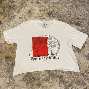 This Modern Love Cropped Graphic T Size S